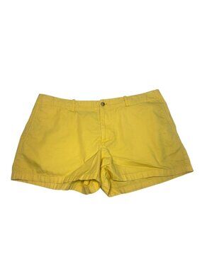 Polo Ralph Lauren Yellow Chino Shorts Size 12 Preppy Summer